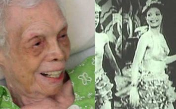 Idosa dançarina de 102 anos se vê pela primeira vez dançando depois de décadas