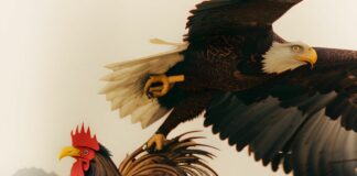 O Galo de Briga e a Águia: Uma pequena fábula sobre arrogância.