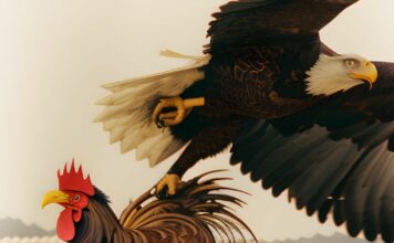 O Galo de Briga e a Águia: Uma pequena fábula sobre arrogância.