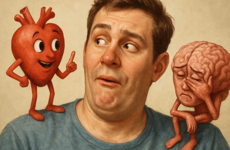 “O brasileiro age com o coração, mas o coração não pensa”