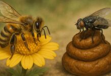 A Parábola da abelha e da mosca — Quando o que buscamos revela quem somos