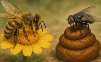 A Parábola da abelha e da mosca — Quando o que buscamos revela quem somos