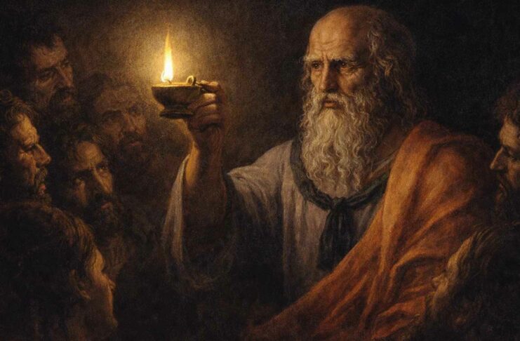 “Muitos preferem as sombras da caverna porque a luz fere os olhos acostumados à escuridão”