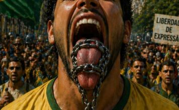 “Não existe liberdade de expressão no Brasil”